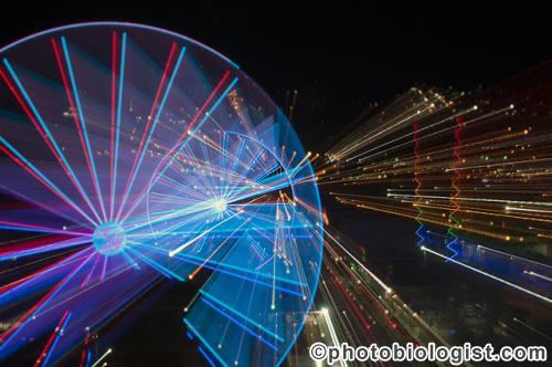 Ferris Wheel Zoom Blur